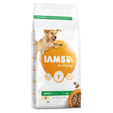 IAMS For Vitality Hrana uscata cu pui pentru cainii adulti de talie mare 5kg IAMS For Vitality Hrana uscata cu pui pentru cainii adulti de talie mare 5kg