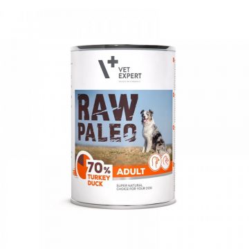 Raw Paleo Adult Dog Duo Protein, Curcan & Rata, 400 g la reducere