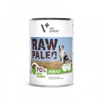 Raw Paleo Adult Dog Duo Protein, Vita & Iepure, 400 g