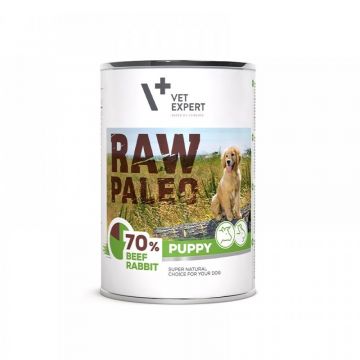 Raw Paleo Puppy Duo Protein, Vita & Iepure, 400 g la reducere