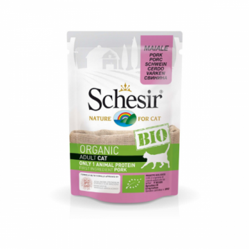 Schesir Bio For Cat, Porc, plic 85 g ieftina