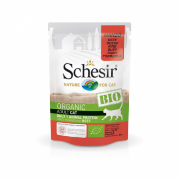 Schesir Bio For Cat, Vita, plic 85 g ieftina