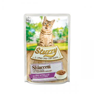 Stuzzy Cat, plic fasii sos vitel, 85 g