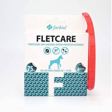 Zgarda antiparazitara caini talie mare, Fletcare, 75 cm ieftin