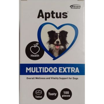 Aptus Multidog Extra Vet, 100 tablete de firma originale