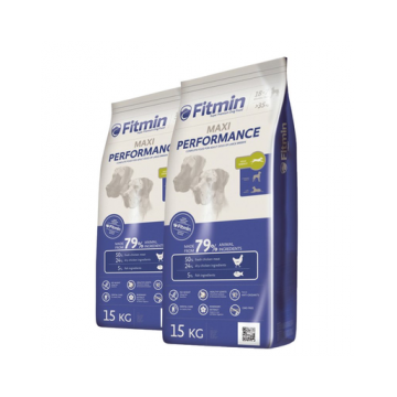 FITMIN Maxi performance Hrana uscata pentru cainii adulti activi 30 kg (2 x 15 kg)