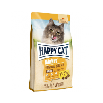 HAPPY CAT Minkas Hrana uscata pentru pisici, pentru controlul ghemelor de par, 4 kg