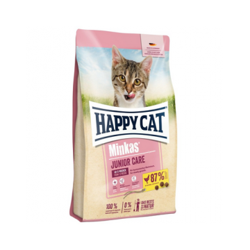 HAPPY CAT Minkas Junior Care, hrana uscata pentru pisoi, cu pui, 10 kg