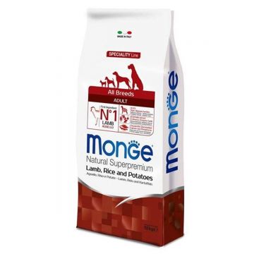 Monge Natural Superpremium All Breeds Adult, miel, orez si cartofi, 12 kg ieftina