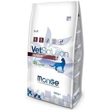 Monge Vetsolution Hepatic Feline, 1.5 kg ieftina