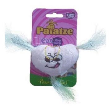 Jucarie Paiatze Cat plus, roz, 7 cm