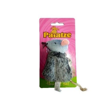 Jucarie Paiatze Cat Soarece gri, 10 x 5 cm ieftina