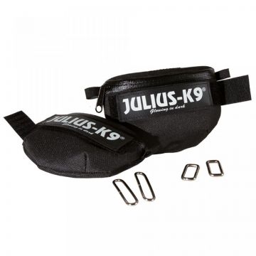 Borsetute pentru hamurile Julius K9, Mini-4, Negru