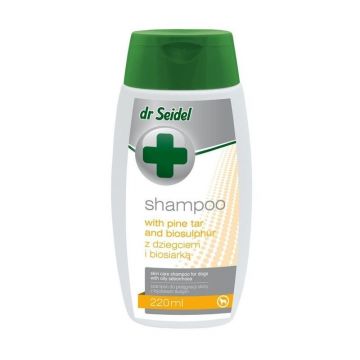 Dr. Seidel Sampon Biosulfura si Muguri Pin, 220 ml