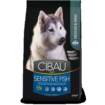 Cibau Sensitive Fish Medium-Maxi, 2.5 kg