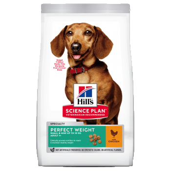 Hill's Science Plan Canine Adult Perfect Weight Small and Mini Chicken, 1.5 kg