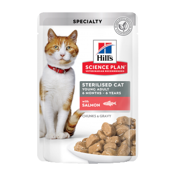 Hill's Science Plan Feline Sterilised Adult Salmon, 85 g