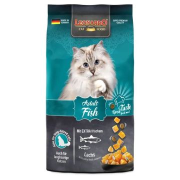 Hrana uscata pisici, Leonardo Adult Sensitive Peste, 400 g