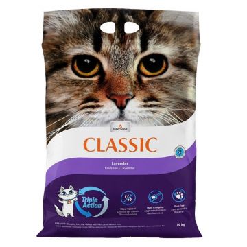 Nisip igienic, Intersand Classic Lavanda, 14 kg de firma original