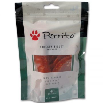 Recompensa caini Perrito Dog Chicken Fillet 100g