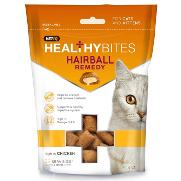 Recompensa pentru pisici Vetiq Snack Hairball Remedy 65g