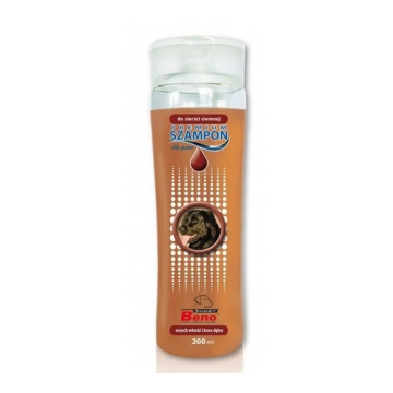 BENEK Super Beno Premium Sampon pentru cainii cu blana inchisa la culoare 200 ml