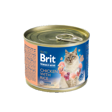 Brit Premium By Nature Cat Chicken With Rice, 200 g