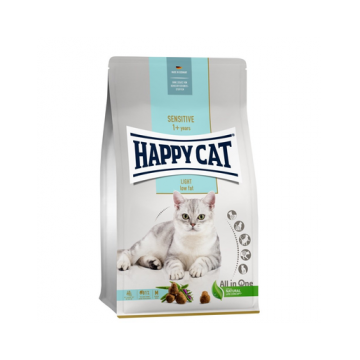 HAPPY CAT Sensitive Light hrana uscata pentru pisici adulte cu sistem digestiv sensibil 10 kg