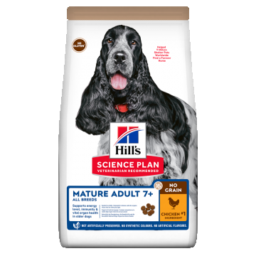 Hill's Science Plan Canine Mature No Grain Chicken, 14 kg ieftina