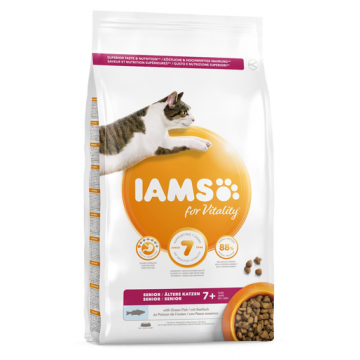 IAMS For Vitality Cat Senior Ocean Fish hrana uscata pisici senior, peste oceanic 3 kg