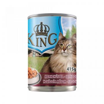 King Cat, carne de vita, 415 g ieftina