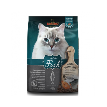 LEONARDO Adult Ocean Fish&Rice hrana uscata pisici adulte, cu peste si orez 0,4 kg