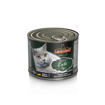 LEONARDO Quality Selection hrana umeda pentru pisici, bogata in carne de rata 200 g