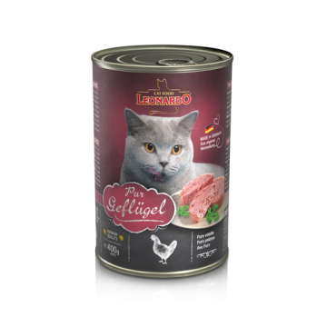 LEONARDO Quality Selection hrana umeda pentru pisici, cu pasare de curte 400 g