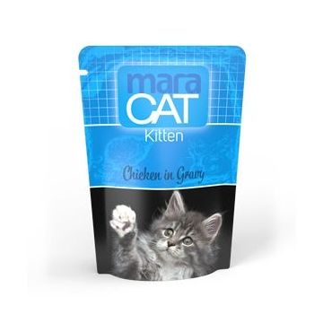 Maracat Complete Kitten with Chicken in Gravy, 100 g de firma originala