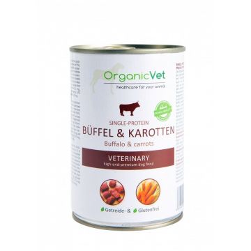 OrganicVet, vita, spanac si morcov, 400 g