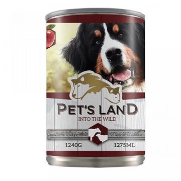 Pet's Land Dog, vita si miel, 1240 g