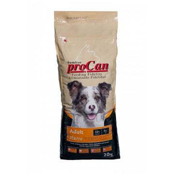 Procan Menu, hrana uscata completa, 20 kg