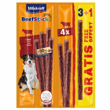 Recompense pentru caini Vitakraft Beef Stick Vita, 48g 3+1 PROMO ieftina