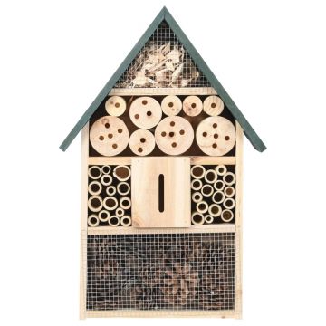 vidaXL Casă de insecte, 31x10x48 cm, lemn de brad