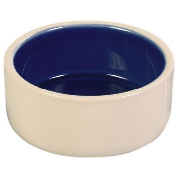 Castron Ceramica 0.3 l/12 cm Crem/Albastru 2450