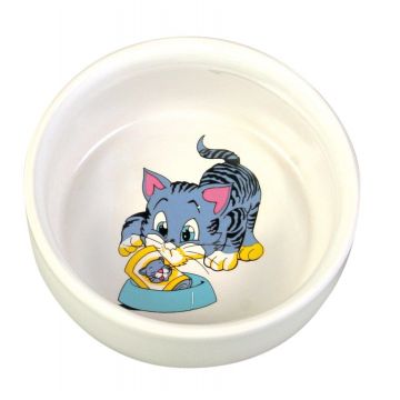 Castron Pisica Ceramica 0.3 l/11 cm 4009