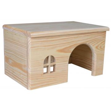 Casuta Lemn Hamster 28 x 16 x 18 cm 61262 la reducere