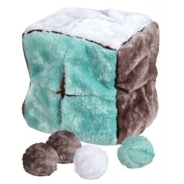 Jucarie pentru caini cub plush 21 x 21 x 21 cm 3613 ieftina