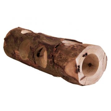 Tunel Lemn Natural 7x30 cm Rozatoare Mici 6131