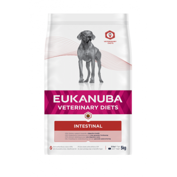 EUKANUBA Intestinal Disorders Adult All Breeds Chicken hrana uscata caini adulti cu afectiuni intestinale, dieta veterinara 5 kg