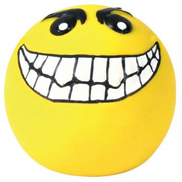 Jucarie Minge Smiley Latex 6 cm cu Sunet 35266 ieftina