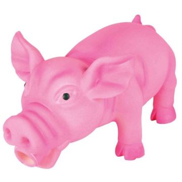 Jucarie Porc Latex cu Sunet, Roz, 17 cm Jucarie Porc Latex cu Sunet, Roz, 17 cm