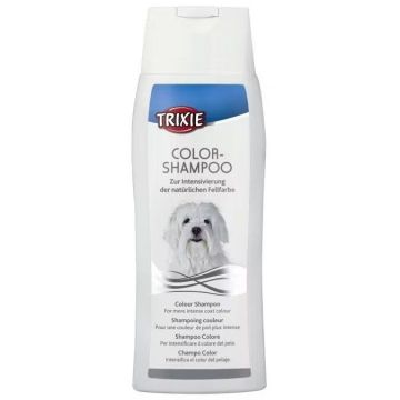 Sampon Caini Color cu Blana Alba, Trixie, 250 ml