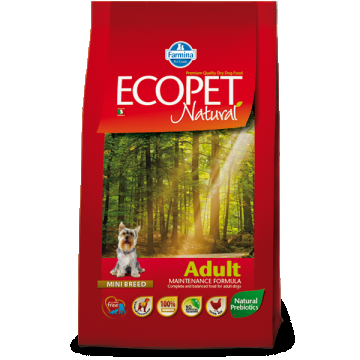 Ecopet Natural Dog Adult Mini, 2.5 kg